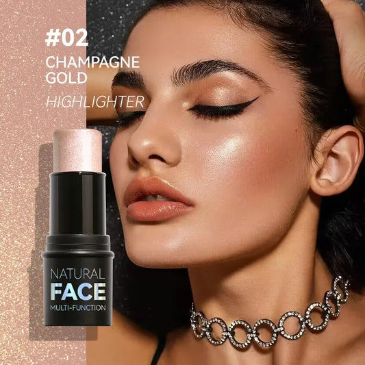 6 Colors Shimmer Water Light Highlighter Stick Blush Stick Make Up Face Body Illuminator Cosmetics Face Contour Brighten Makeup 02