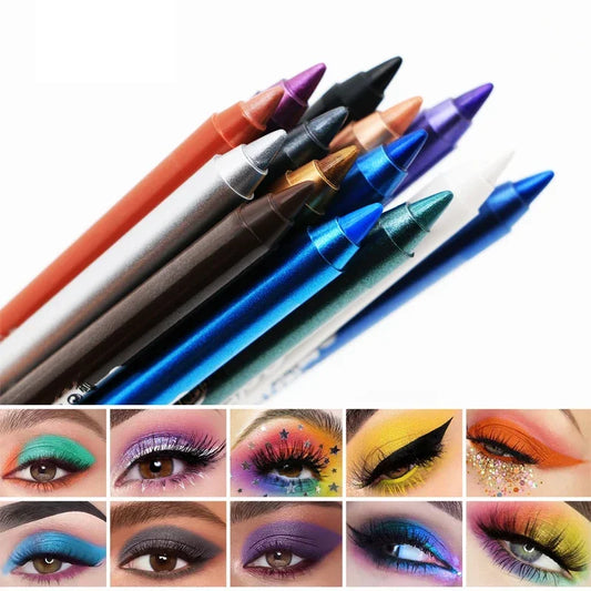 14 Colors Colorful Long-lasting Eyeliner Pencil Waterproof
