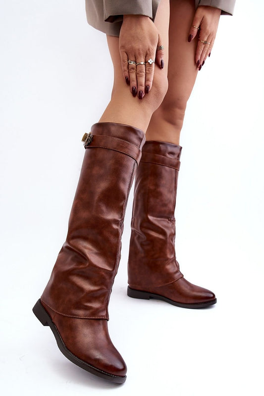 Thigh-Hight Boots model 190315 Step in style brown
