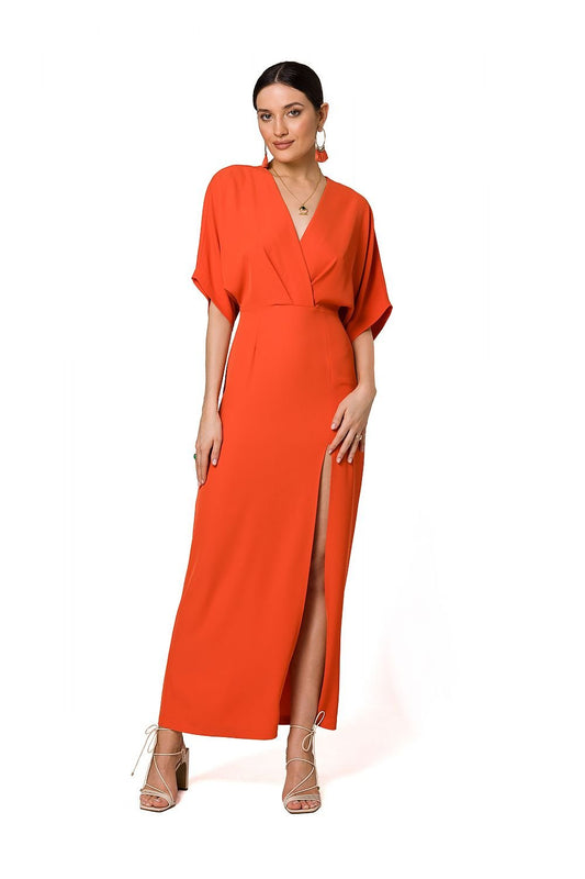 Evening dress model 178286 Makover orange